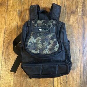 Nintendo Gameboy, DS, Switch Lite Mini Backpack Carrying Case Army Camouflage